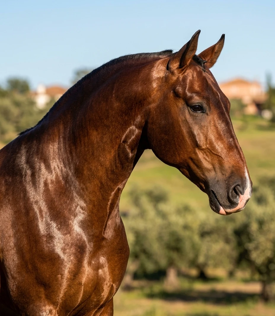 Caballo de Doma Clásica en competición — Golden Horses Spain