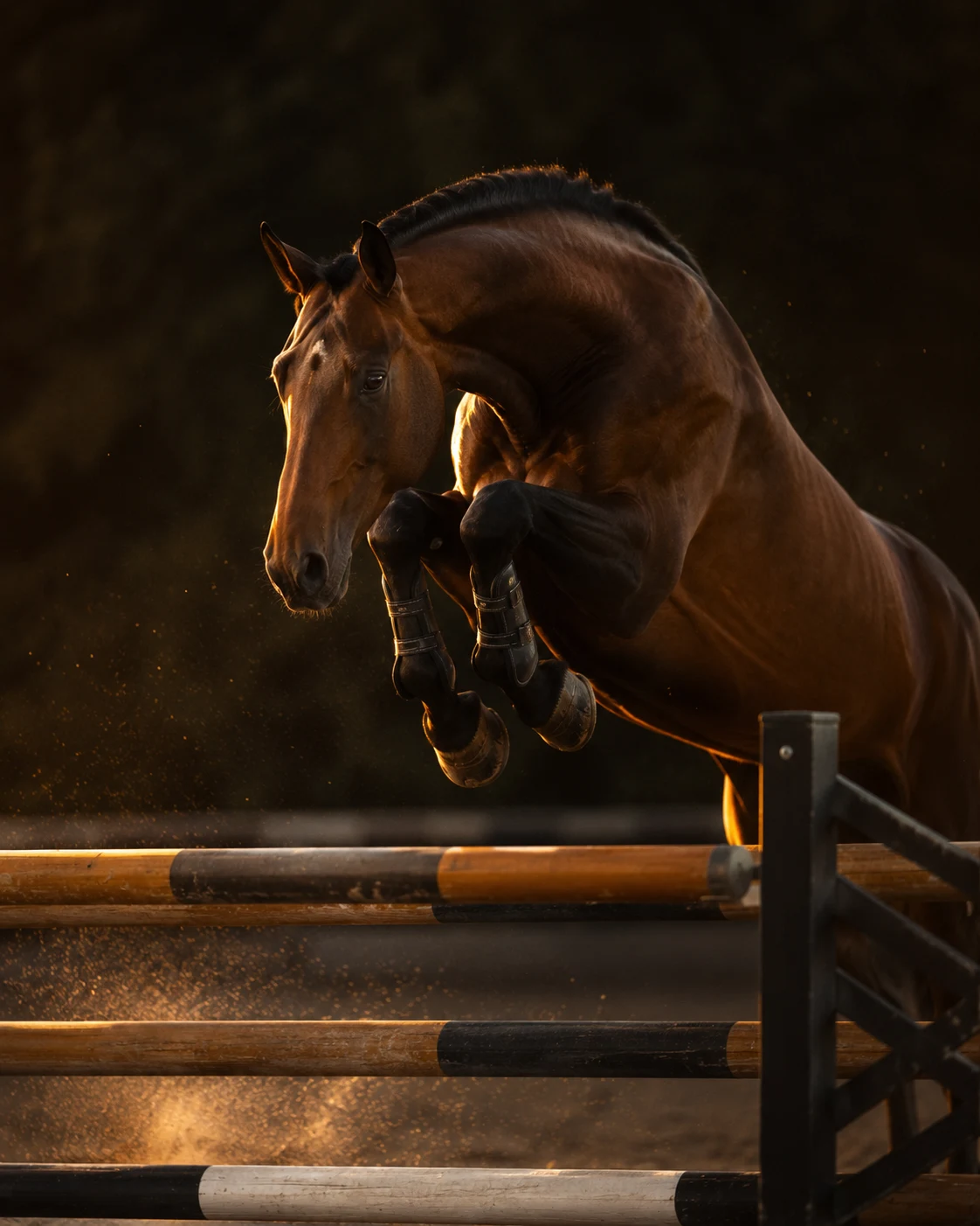 Warmblood de salto presentado por Golden Horses